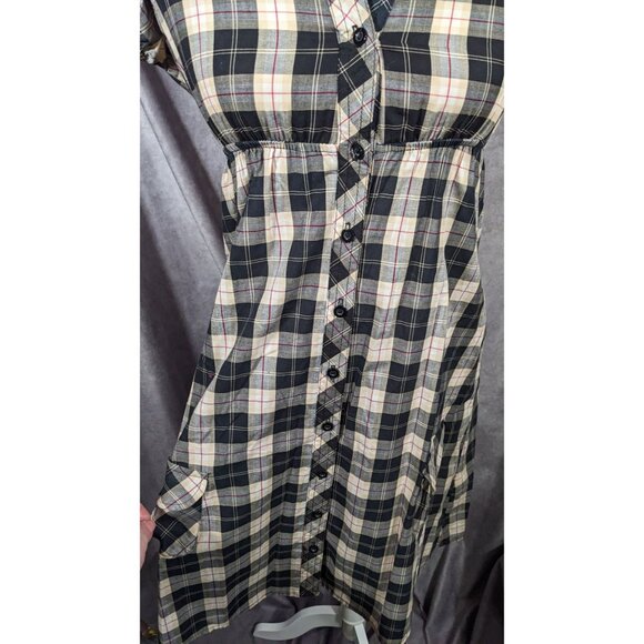 L.E.I. Sundresses by Taylor Swift Plaid Button Down Dress Size Small - Picture 10 of 11